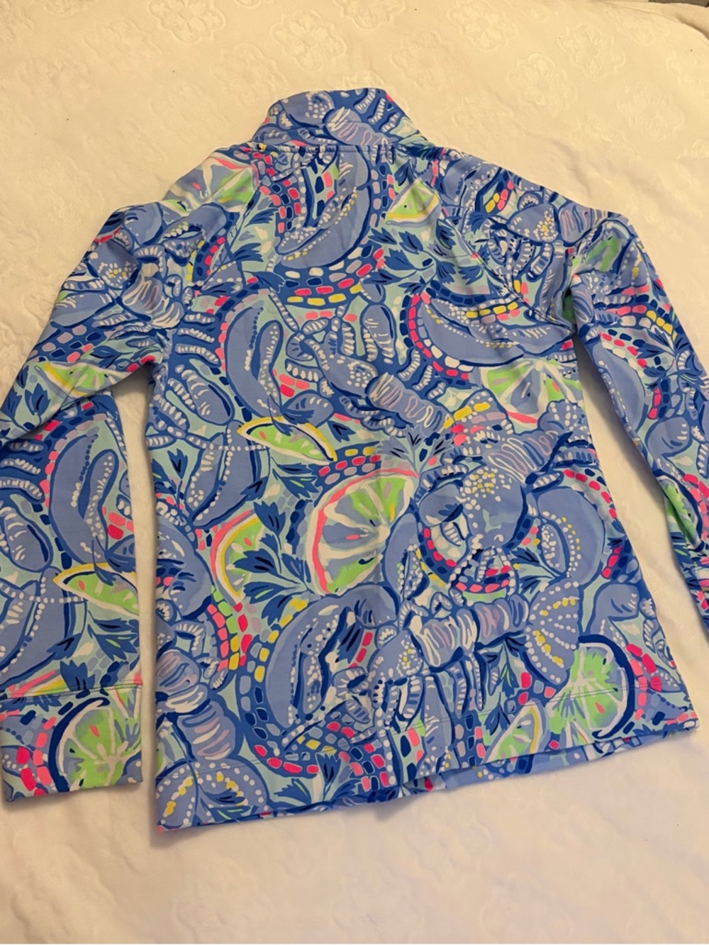 Lilly Pulitzer half zip pullover M - Picture 3 of 9